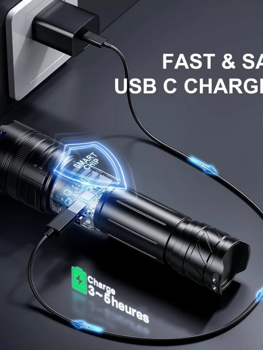 N/A rechargeable flashlight
